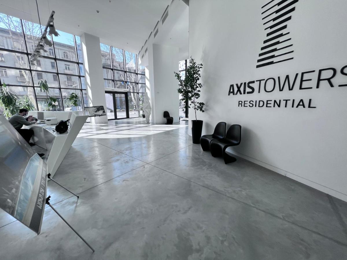 Apartment In Axis Towers, Tbilisi Business Center מראה חיצוני תמונה